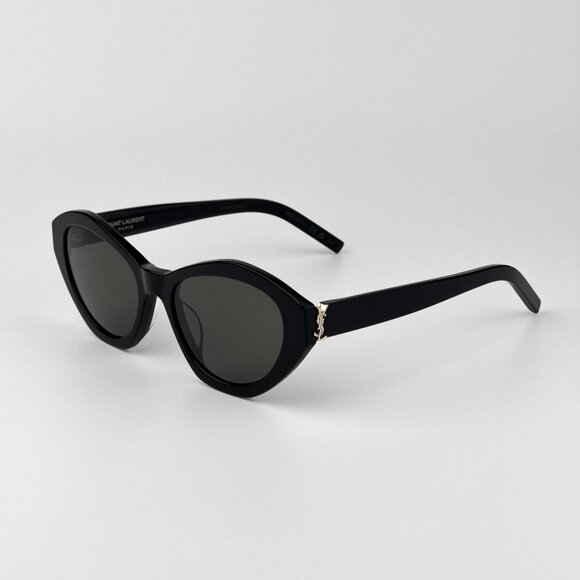 Saint Laurent SLM60 006 Women’s Sunglasses – Black / Grey Cat Eye main image 7
